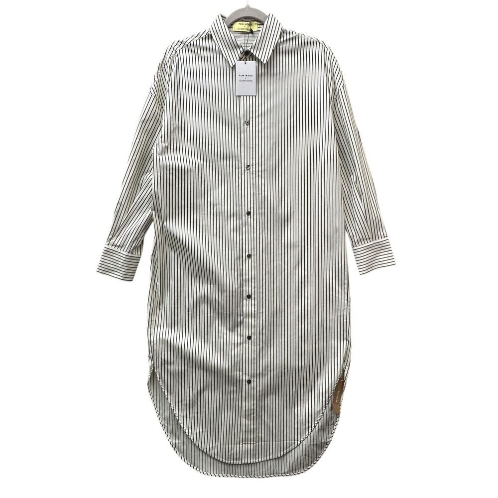 Few Moda x Ali Sisto Daniel Ash Shirt Dress Size XS Cotton Button Front Midi